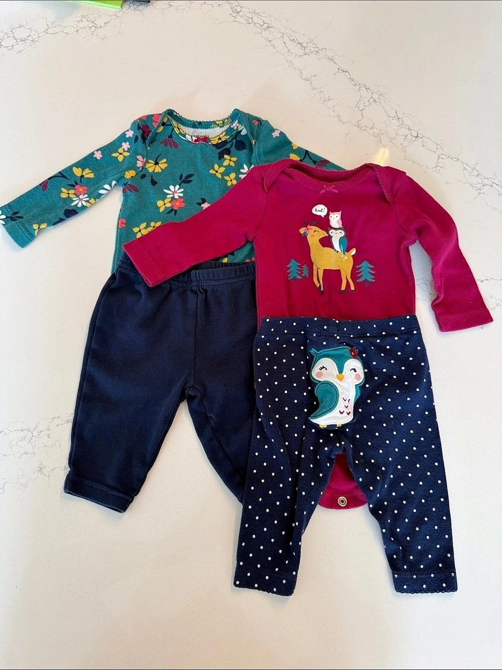 Carter's Baby Floral Bodysuit & Pants Set